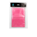 Pink Fire Lion matte TCG sleeves — 100 pack, 66 × 91 mm
