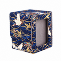 Blue Crane Ukiyoe Deck Box on a clean white background.