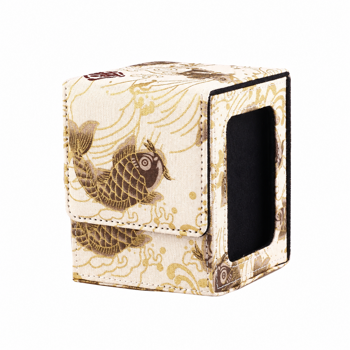 White Carp Ukiyoe Deck Box fully visible on a clean white background.