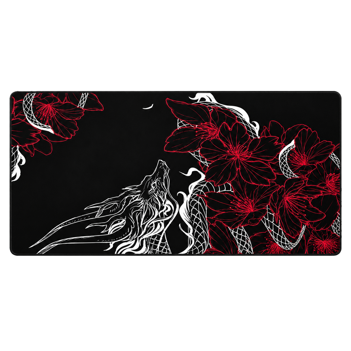 Ryū Deskmat — Red design