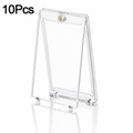 Clear magnetic trading card holder, 10-piece pack.